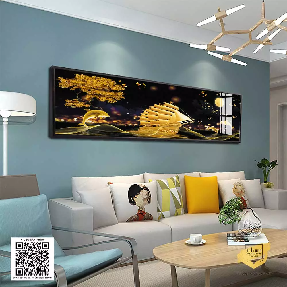 Lựa chọn khung tranh phù hợp giúp tôn lên vẻ đẹp của bức tranh