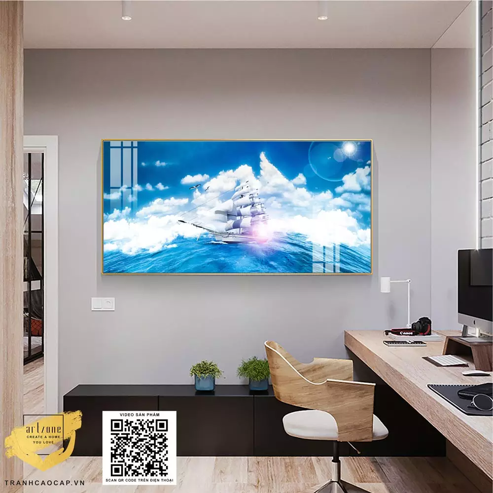 Tranh Mica cao cấp AZ1-1194 mang vẻ đẹp hiện đại