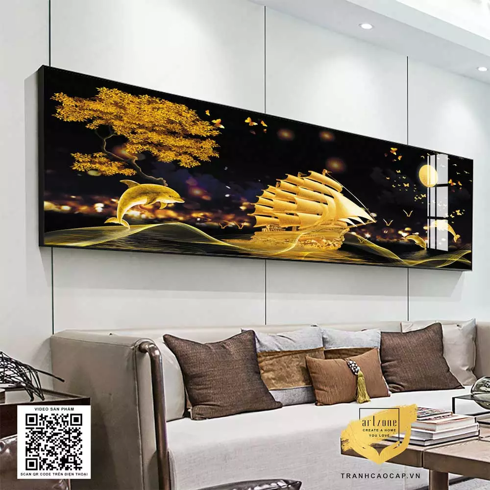 Tranh Thuyền Buồm Xuôi Gió - Nguồn cảm hứng bất tận cho cuộc sống