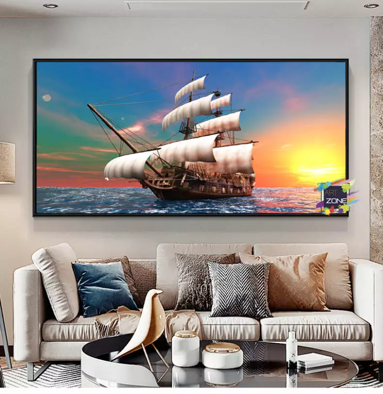 Tranh Thuận Buồm Mica AZ1-0093 - Lựa chọn hoàn hảo cho không gian sống của bạn
