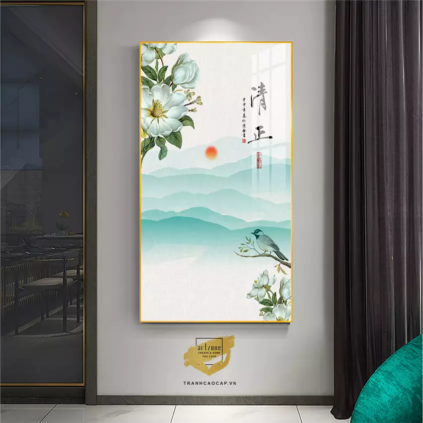 Tranh treo hành lang trừu tượng AZ1-1840