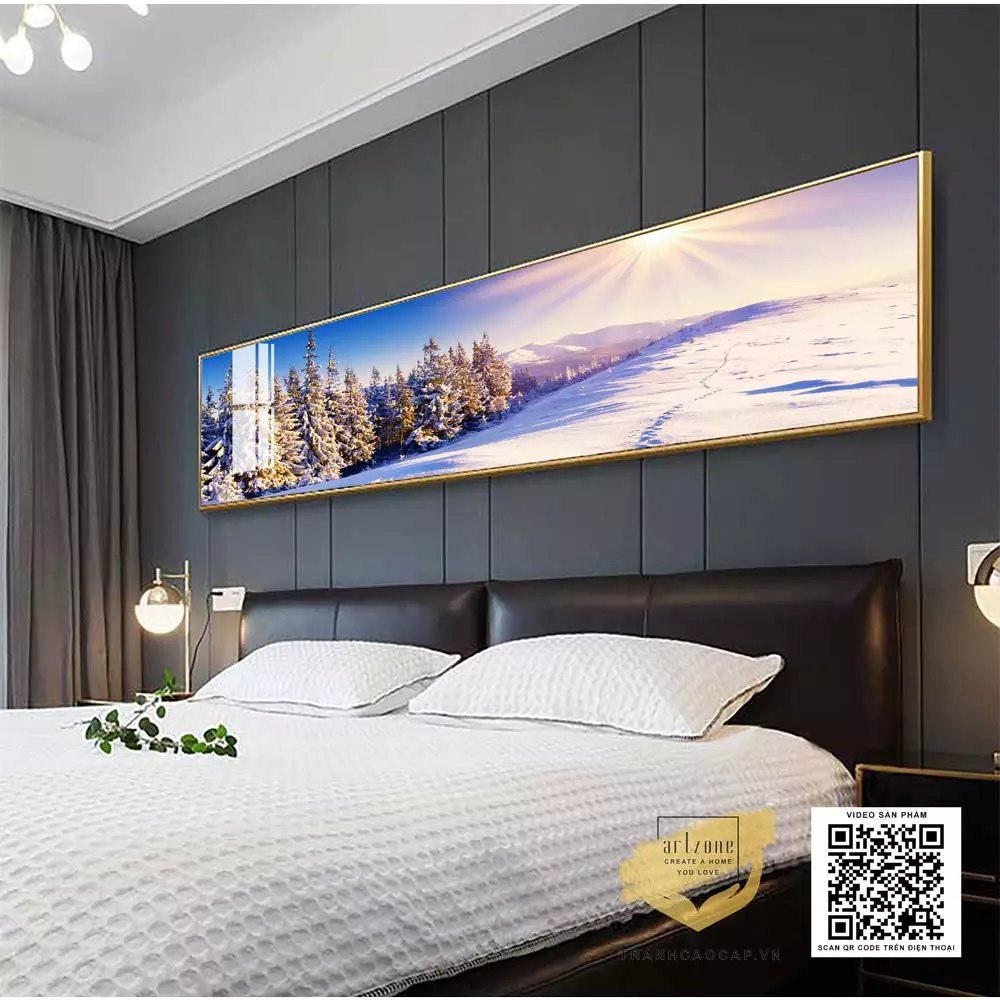 Treo tranh đúng cách giúp tôn lên vẻ đẹp của không gian