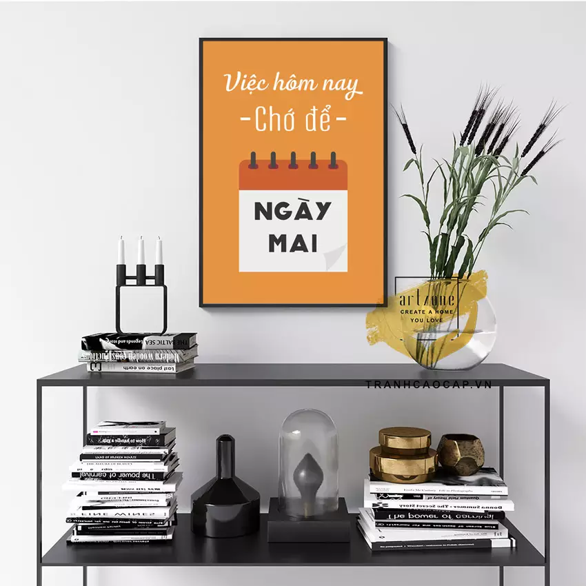 Tranh slogan tạo động lực làm việc