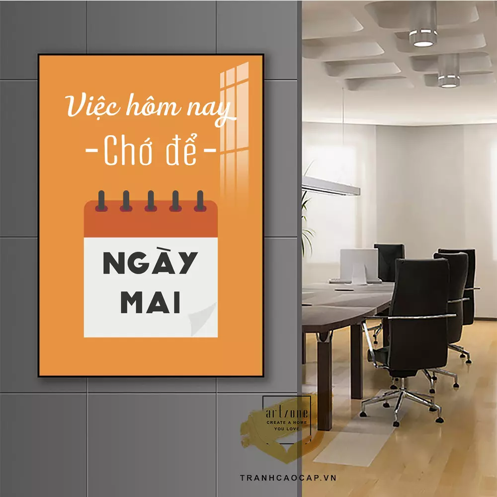 Tranh slogan văn phòng