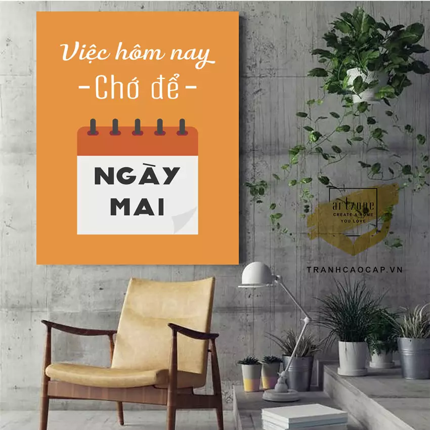 Tranh văn phòng hiện đại