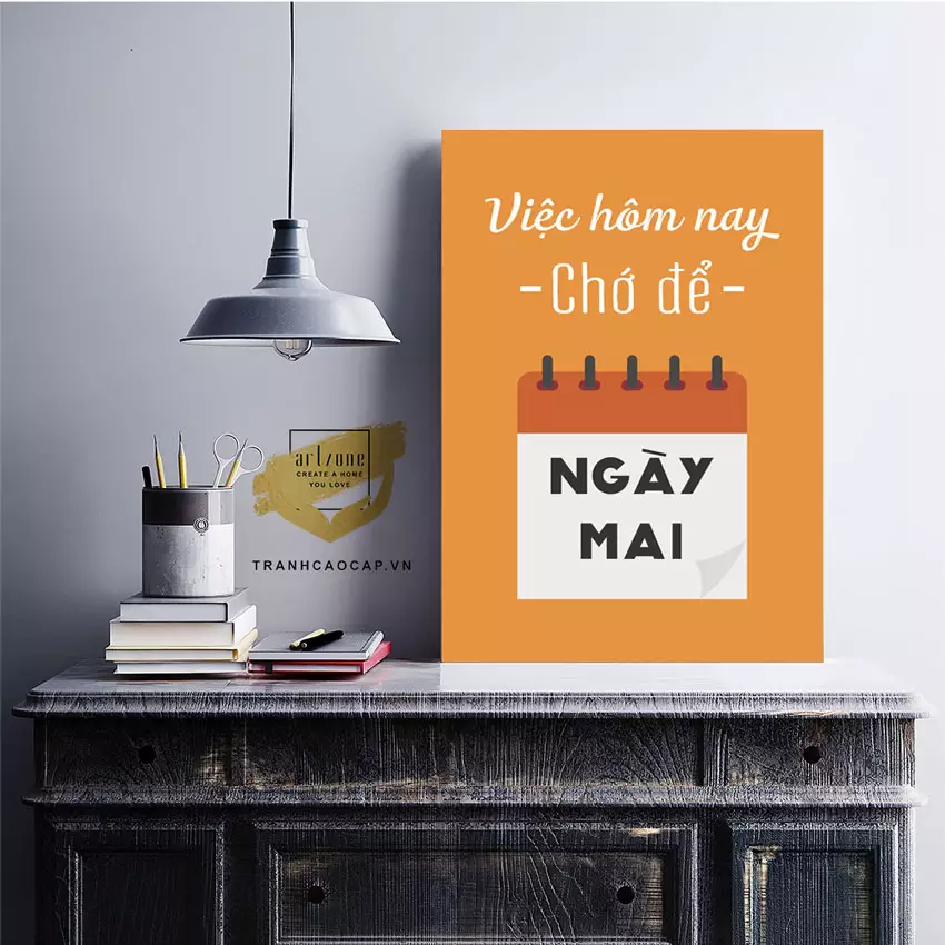 Tranh slogan đẹp