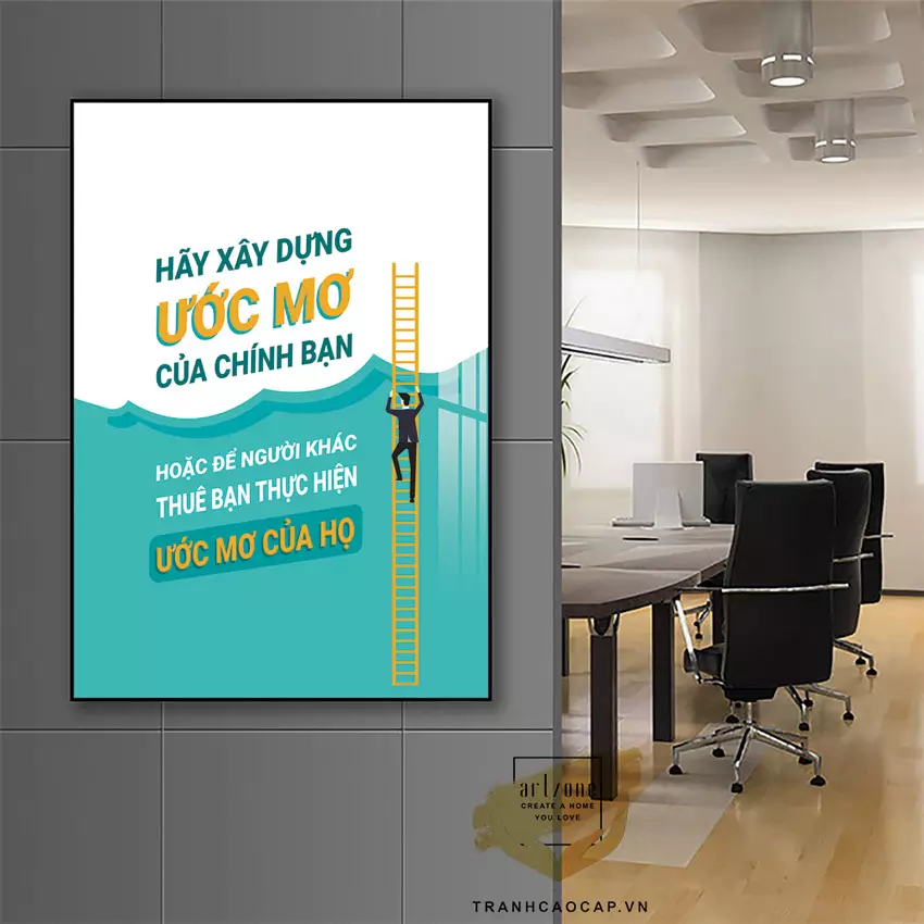 Vị trí treo tranh lý tưởng trong văn phòng