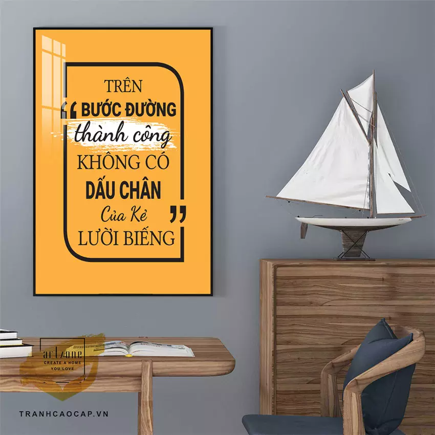Cách bố trí tranh slogan hợp lý trong không gian văn phòng
