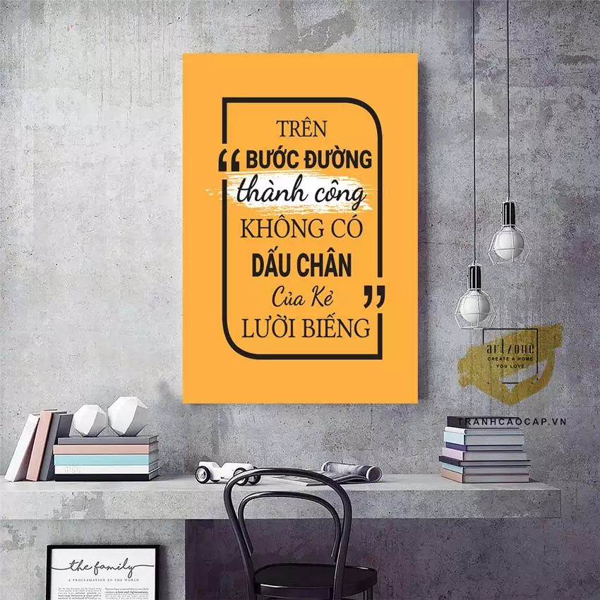 Tranh slogan mica: Sự đầu tư thông minh cho không gian văn phòng