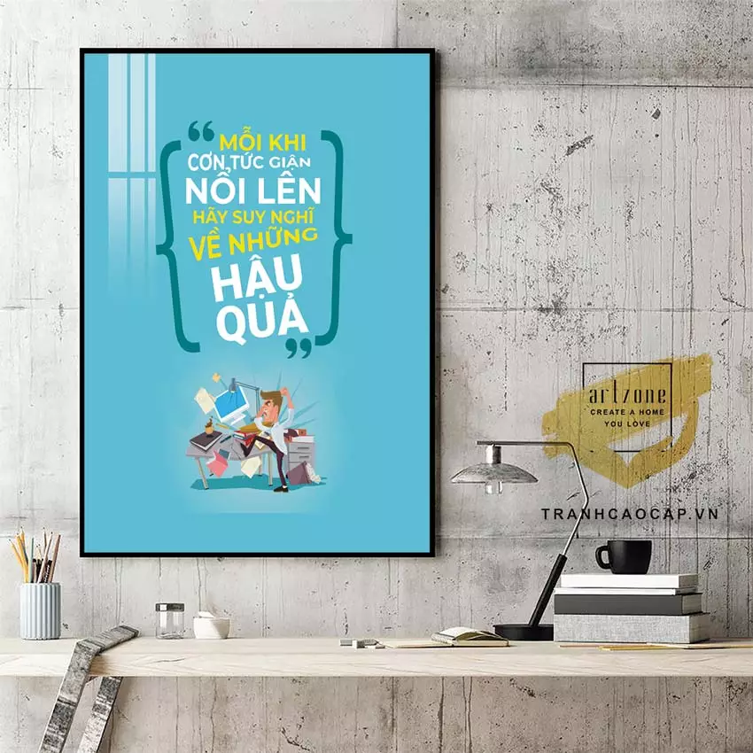 Tranh slogan tạo động lực giúp xây dựng văn hóa doanh nghiệp