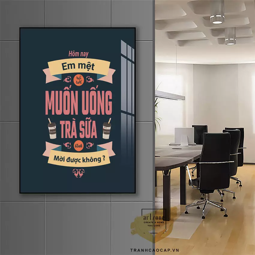 Bố trí tranh cân đối và hài hòa