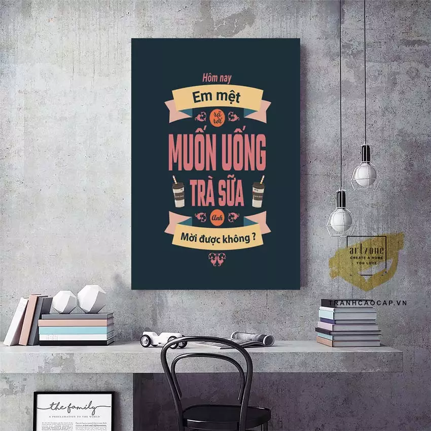 Tranh tiếng Việt trong văn phòng