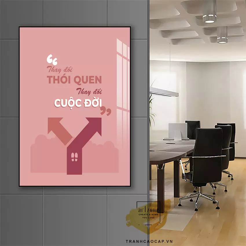 Yếu tố ánh sáng trong trang trí tranh treo tường