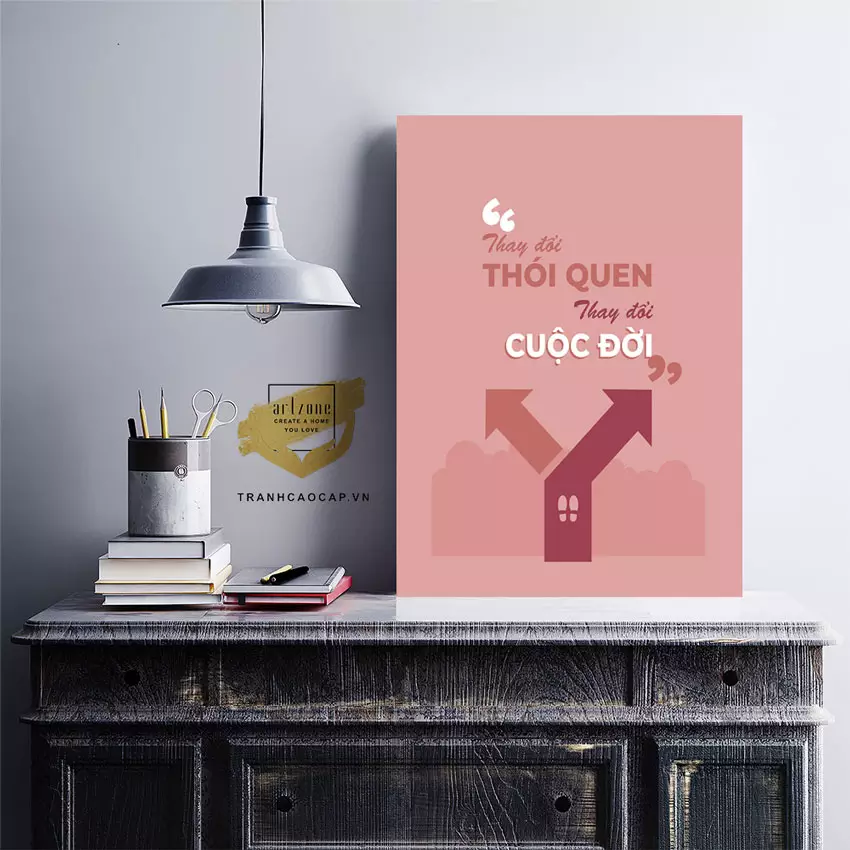 Tranh văn phòng mica chất lượng cao