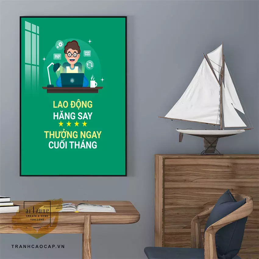 Tranh slogan truyền cảm hứng cho văn phòng