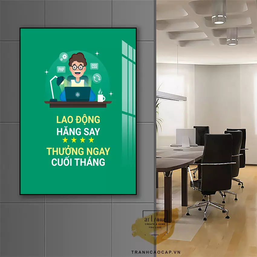 Tranh mica động lực 'Hành động nhỏ, thay đổi lớn'
