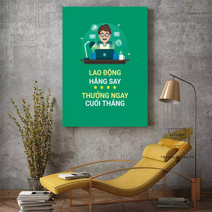 Tranh mica trang trí văn phòng hiện đại