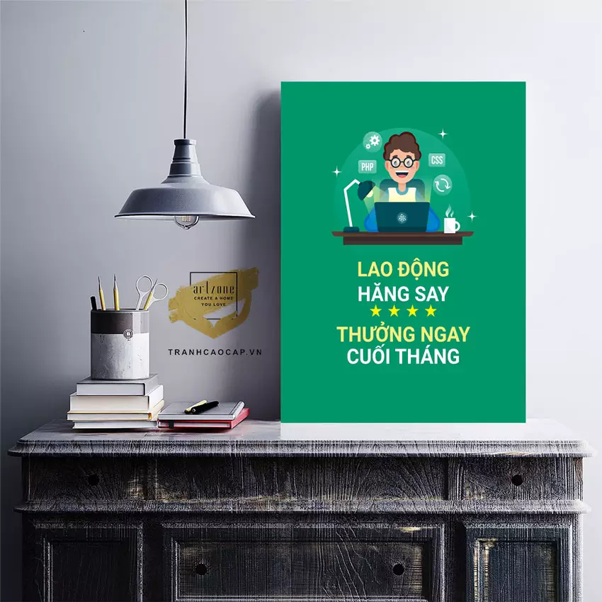 Tranh treo tường văn phòng thúc đẩy tinh thần đồng đội