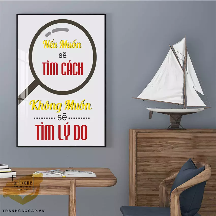 Bố cục tranh treo tường hài hòa