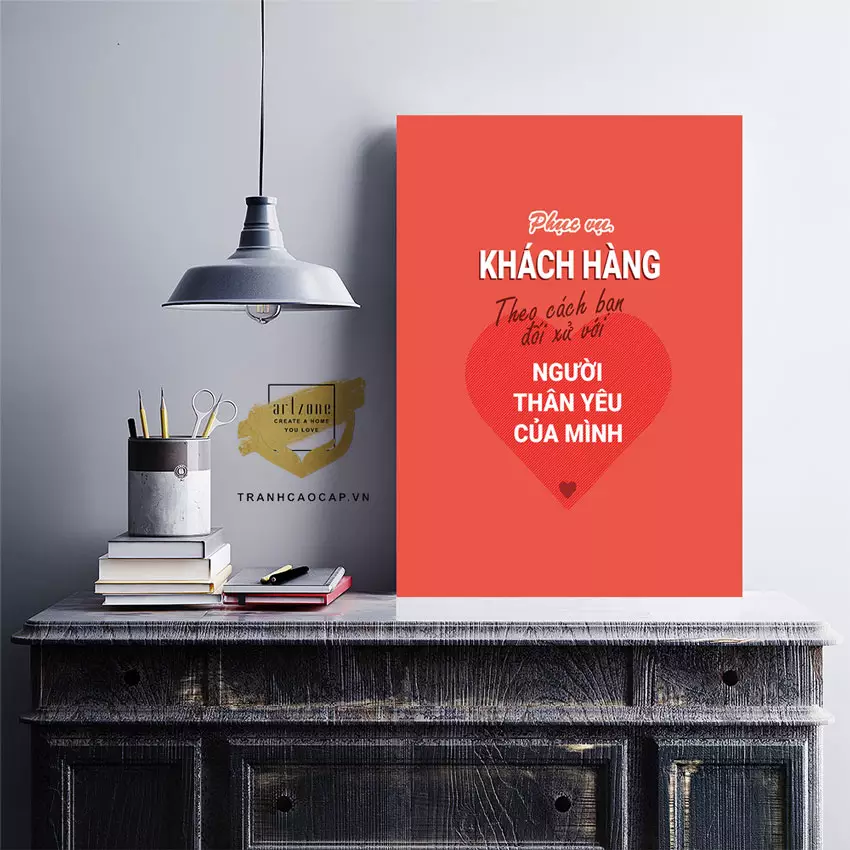 Tranh slogan mica cao cấp AZ1-1386 - Đầu tư vào không gian, đầu tư vào thành công