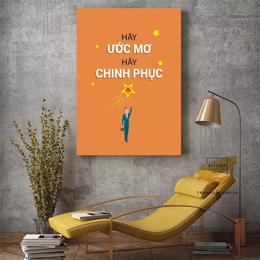 Tranh mica slogan - lựa chọn hoàn hảo cho văn phòng hiện đại