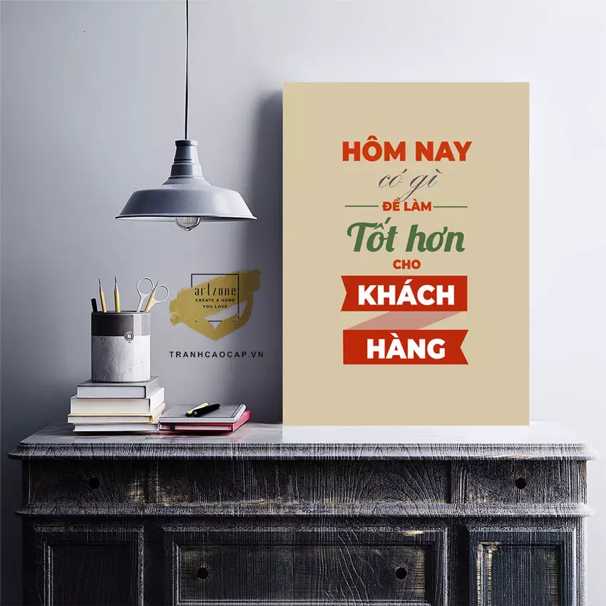 Tranh Mica AZ1-1385 trong không gian làm việc hiện đại Tranh Mica AZ1-1385 trong không gian làm việc hiện đại