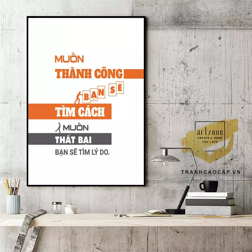 Tranh văn phòng tạo động lực làm việc
