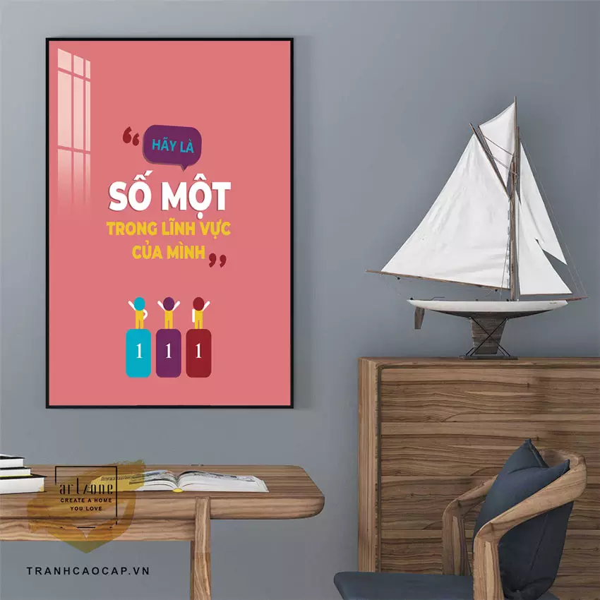 Sắp xếp tranh theo bố cục rõ ràng để tạo sự hài hòa