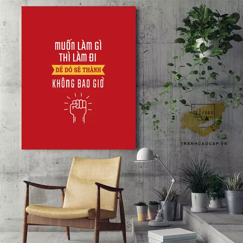 Tranh Slogan Mica AZ1-1398