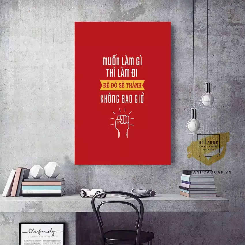 Tranh mica slogan tiếng Việt - lựa chọn hoàn hảo cho không gian làm việc