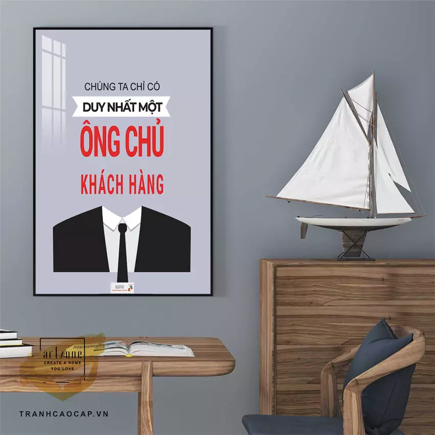 Vị Trí Treo Tranh Mica Lý Tưởng Trong Văn Phòng