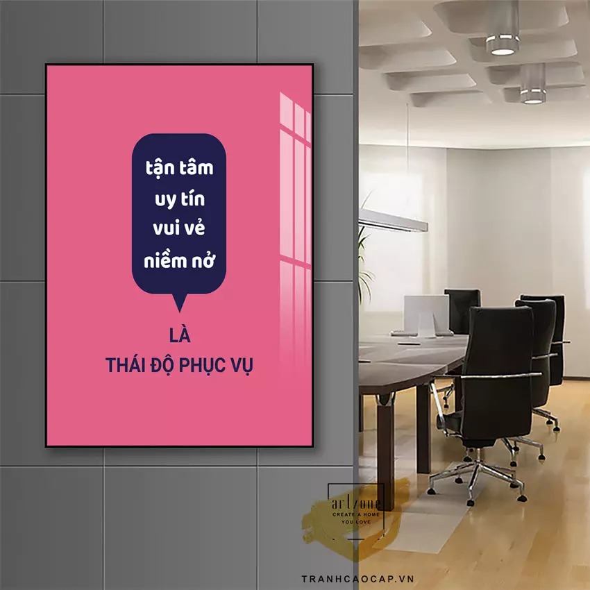 Gợi ý sắp xếp tranh treo tường trong văn phòng