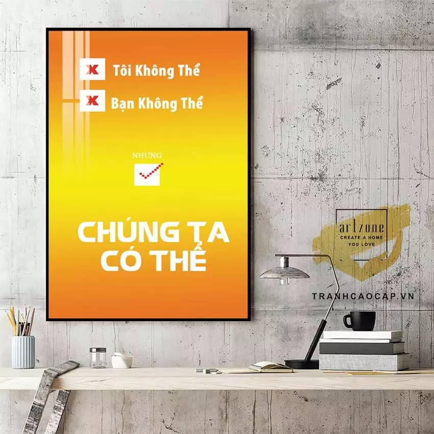 Ý nghĩa của tranh động lực trong văn phòng