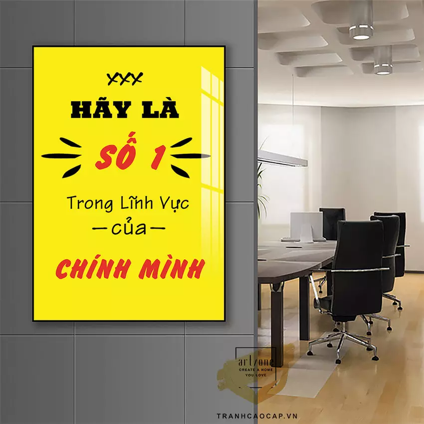 Mẫu tranh mica slogan AZ1-1409 Series