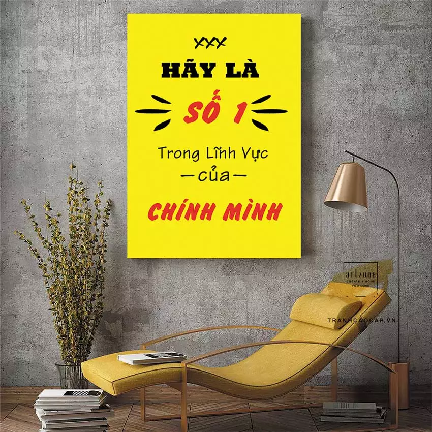 Tranh mica slogan AZ1-1409 Series có độ bền cao