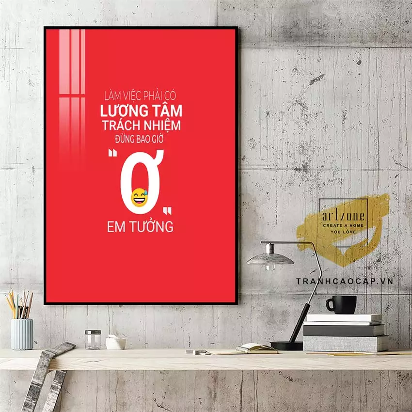 Tranh mica với thiết kế hiện đại và thông điệp ý nghĩa