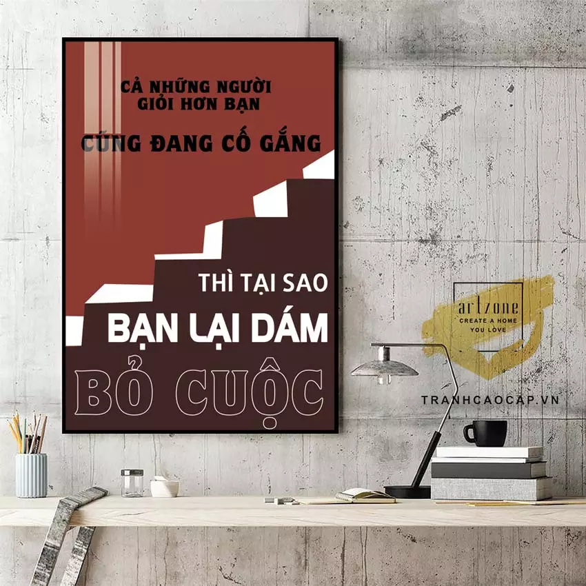 Lợi ích của việc sử dụng tranh mica slogan tiếng Việt