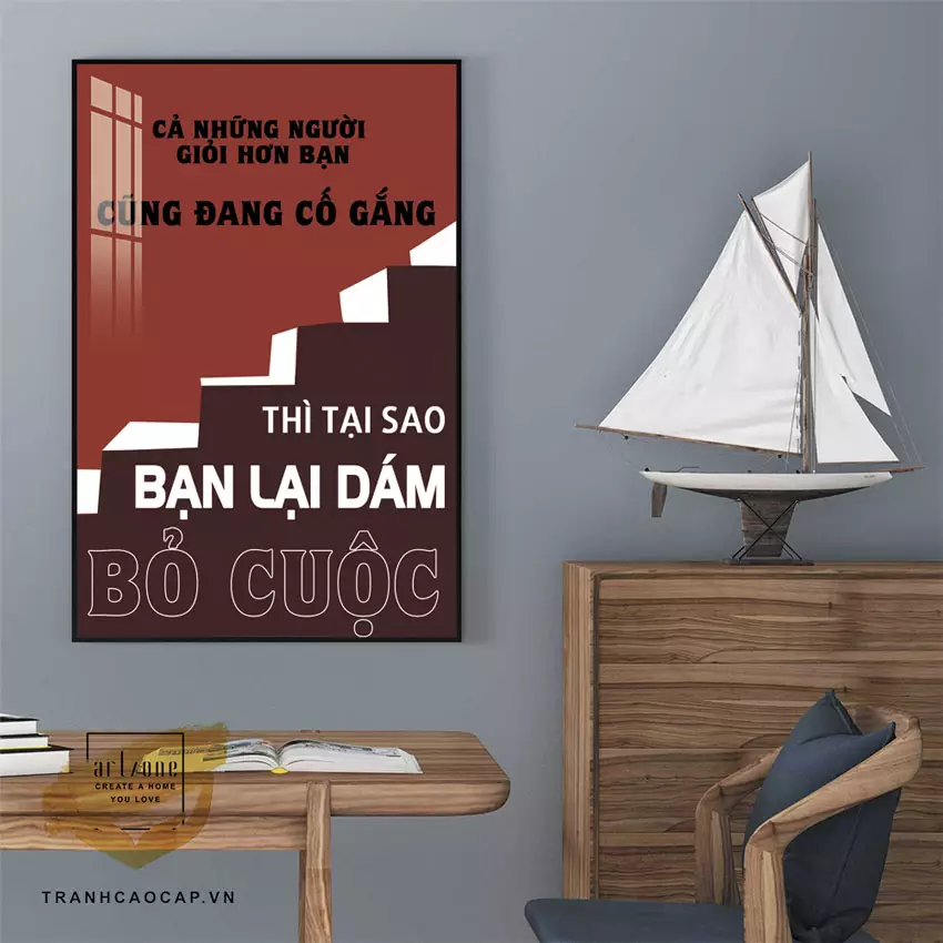 Tranh mica slogan tiếng Việt AZ1-1411 series