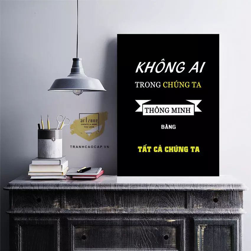 Tranh slogan tạo động lực