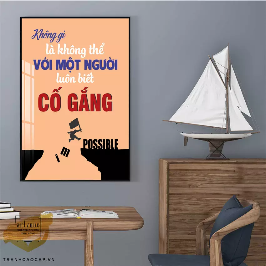 Tranh động lực mica chất liệu cao cấp