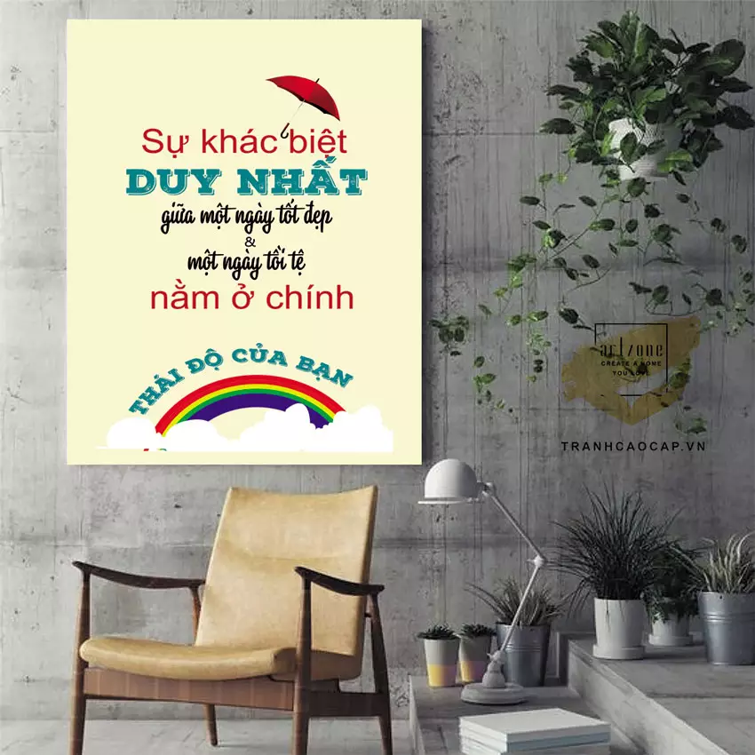 Tranh slogan cho văn phòng hiện đại