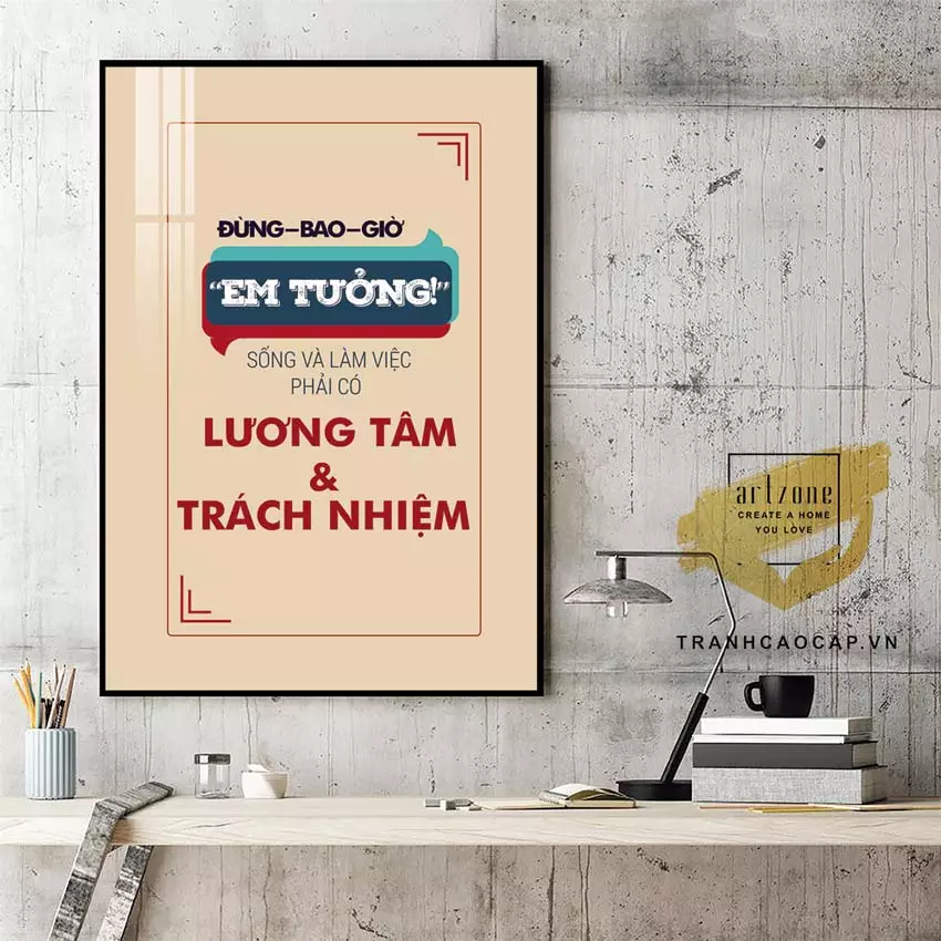 Ưu điểm của tranh mica trong trang trí văn phòng