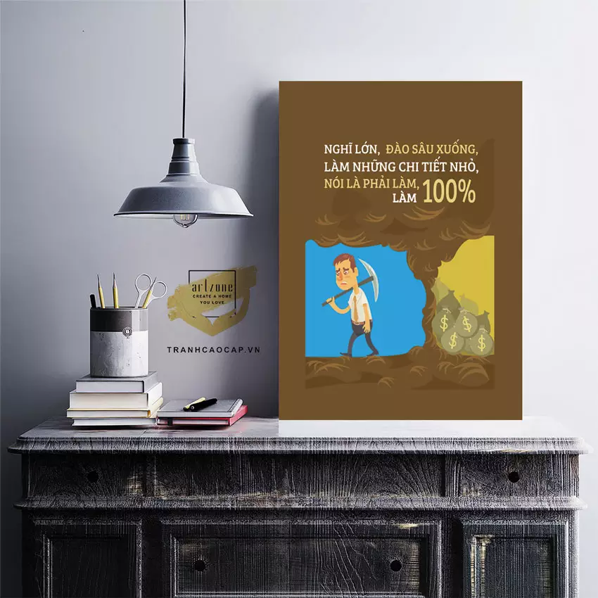 Bộ sưu tập tranh slogan AZ1-1416 Series tại Tranh Cao Cấp