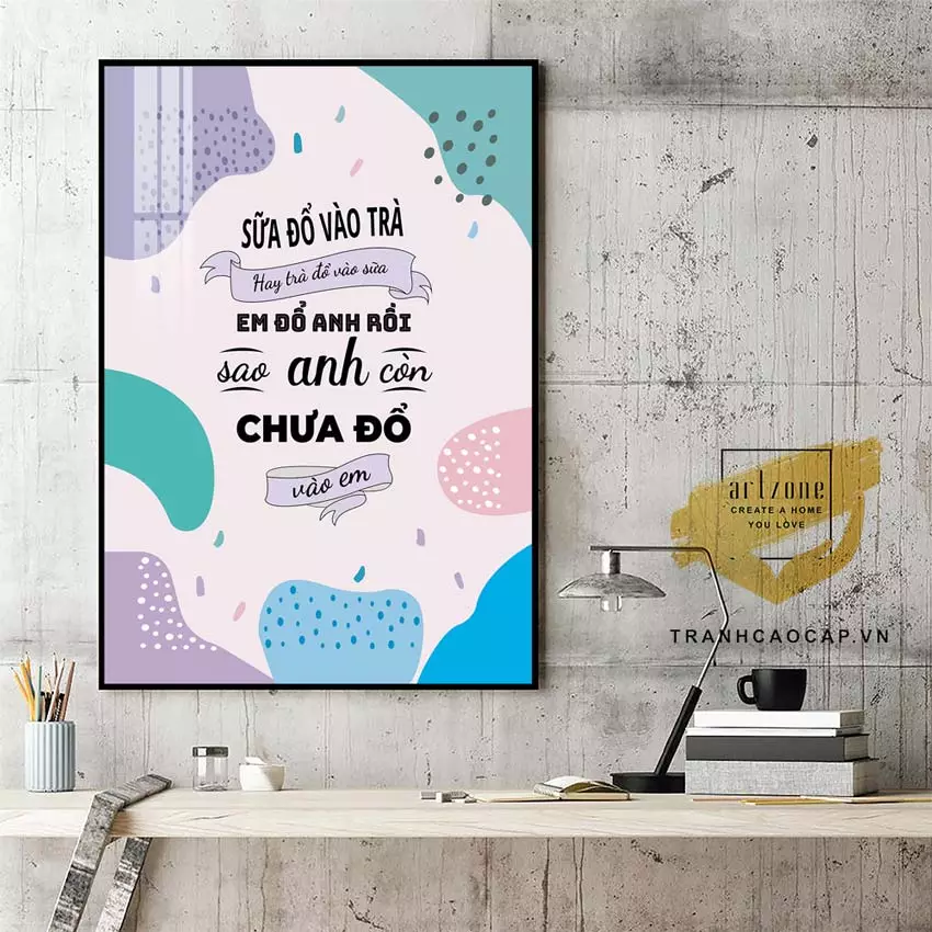 Tranh Văn Phòng Tiếng Việt AZ1-1359-MICA