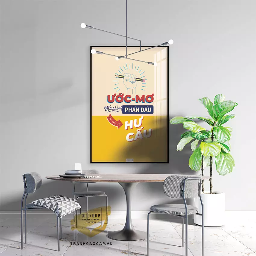 Chọn tranh phù hợp với phong cách thiết kế văn phòng