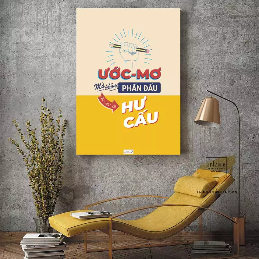 Tranh slogan AZ1-1426-MICA giải pháp trang trí văn phòng