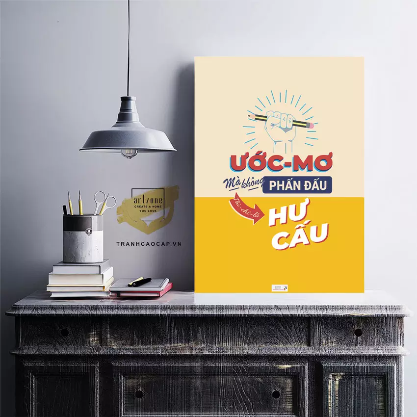 Tranh mica trang trí văn phòng
