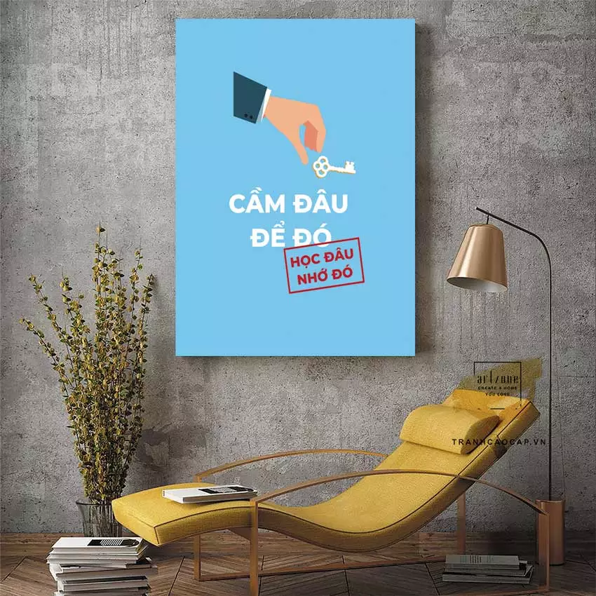 Ánh sáng làm nổi bật tranh slogan tạo động lực AZ1-1424-MICA Ánh sáng làm nổi bật tranh slogan tạo động lực AZ1-1424-MICA