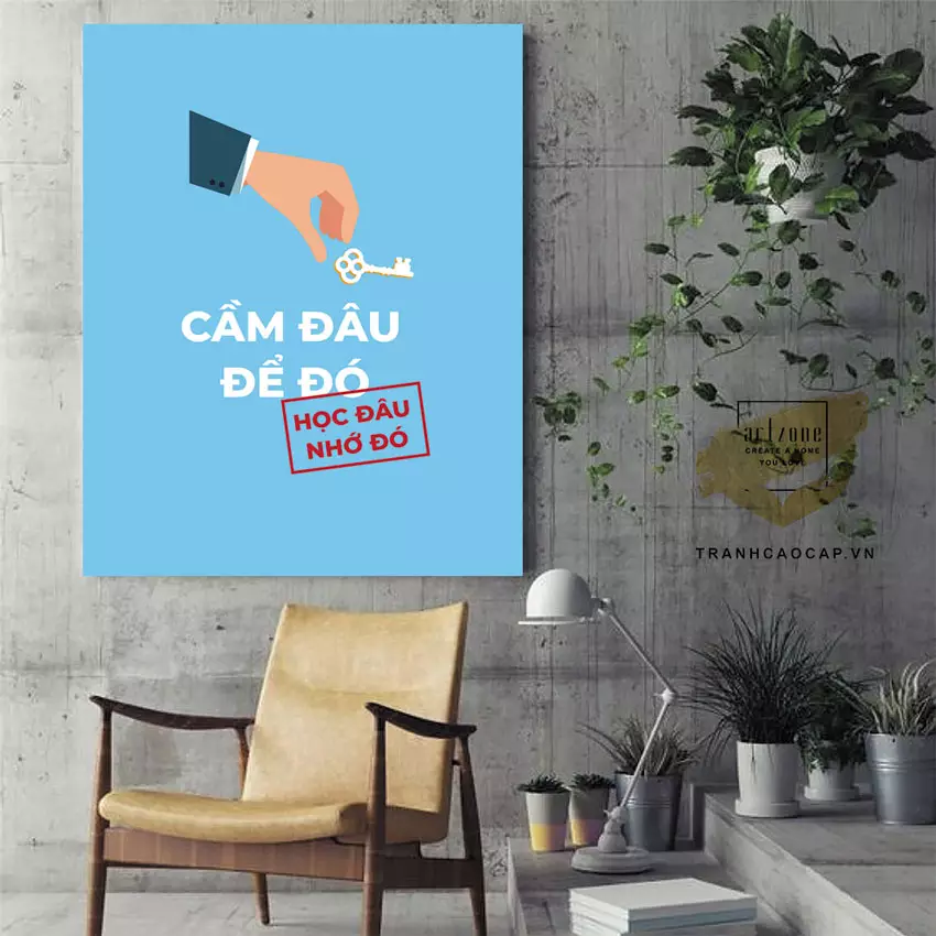 Tranh slogan tạo động lực AZ1-1424-MICA tạo điểm nhấn cho không gian làm việc Tranh slogan tạo động lực AZ1-1424-MICA tạo điểm nhấn cho không gian làm việc