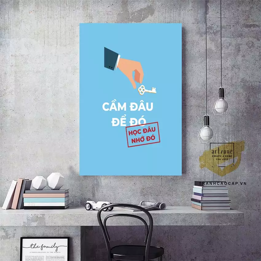 Tranh slogan tạo động lực AZ1-1424-MICA mang lại cảm xúc tích cực Tranh slogan tạo động lực AZ1-1424-MICA mang lại cảm xúc tích cực